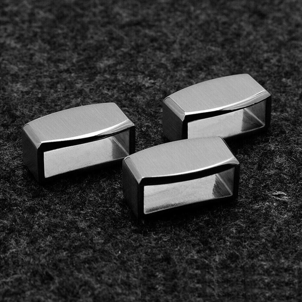 20mm Stainless Steel Ring Buckle Loop Keeper For Seiko Sub GMT