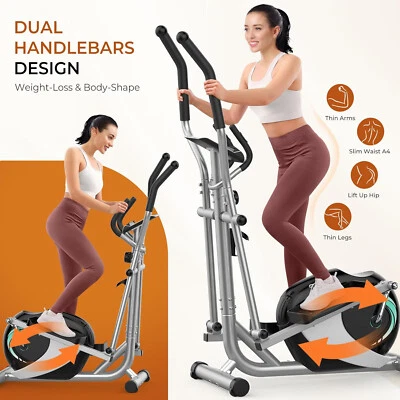 MARKENLOS Crosstrainer für Zuhause Kardio Ellipsentrainer Elliptical Machine Heimtrainer