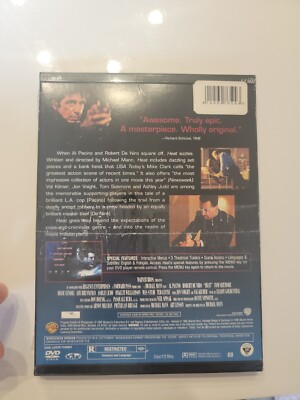 Heat (DVD, NEW) Robert De Niro, Al Pacino, Val Kilmer, Natalie