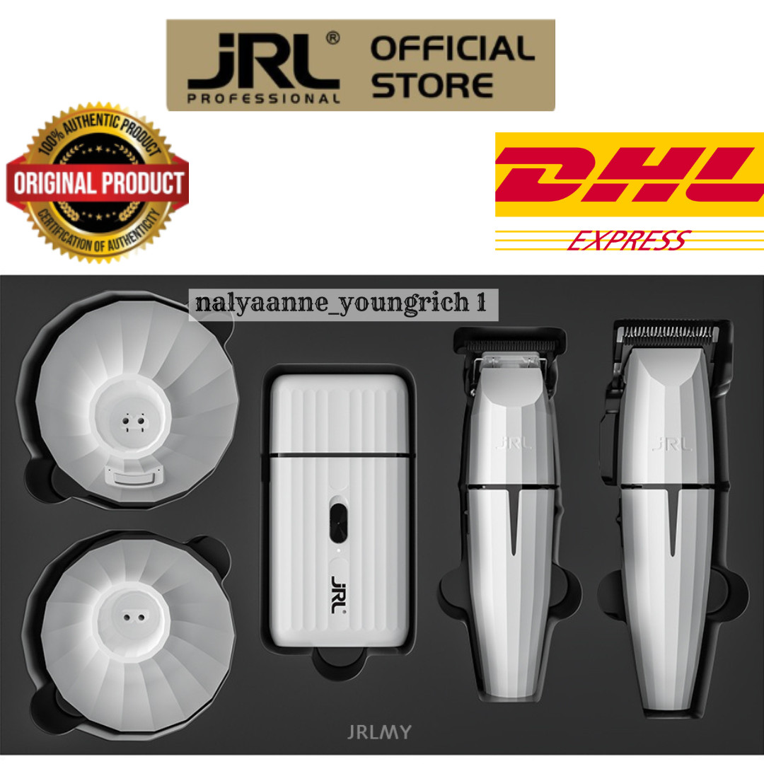 JRL Ghost 2 Combo Edition FF2020 Collection Onyx Hair Clipper, Trimmer, Shaver