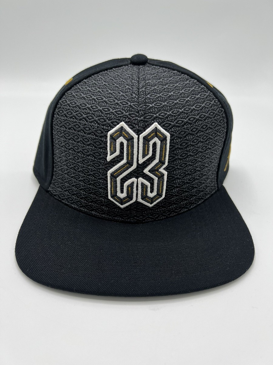 Jordan Retro 'Crescent City Gold' Strapback Hat With Buckle 635299