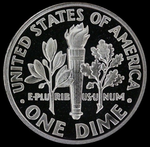 1977 S Roosevelt Dime Gem Deep Cameo CN Clad PROOF US Mint Coin Beautiful!  - Picture 2 of 3