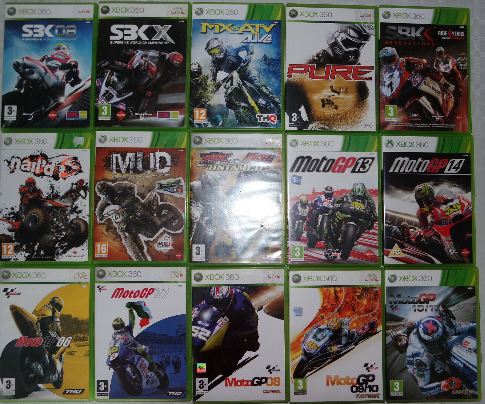 Moto Bike Motorbike Motocross Racing Xbox 360 Game PAL Fast Post UK