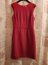 banana republic sheath dress Wool Blend herringbone /purple size 6