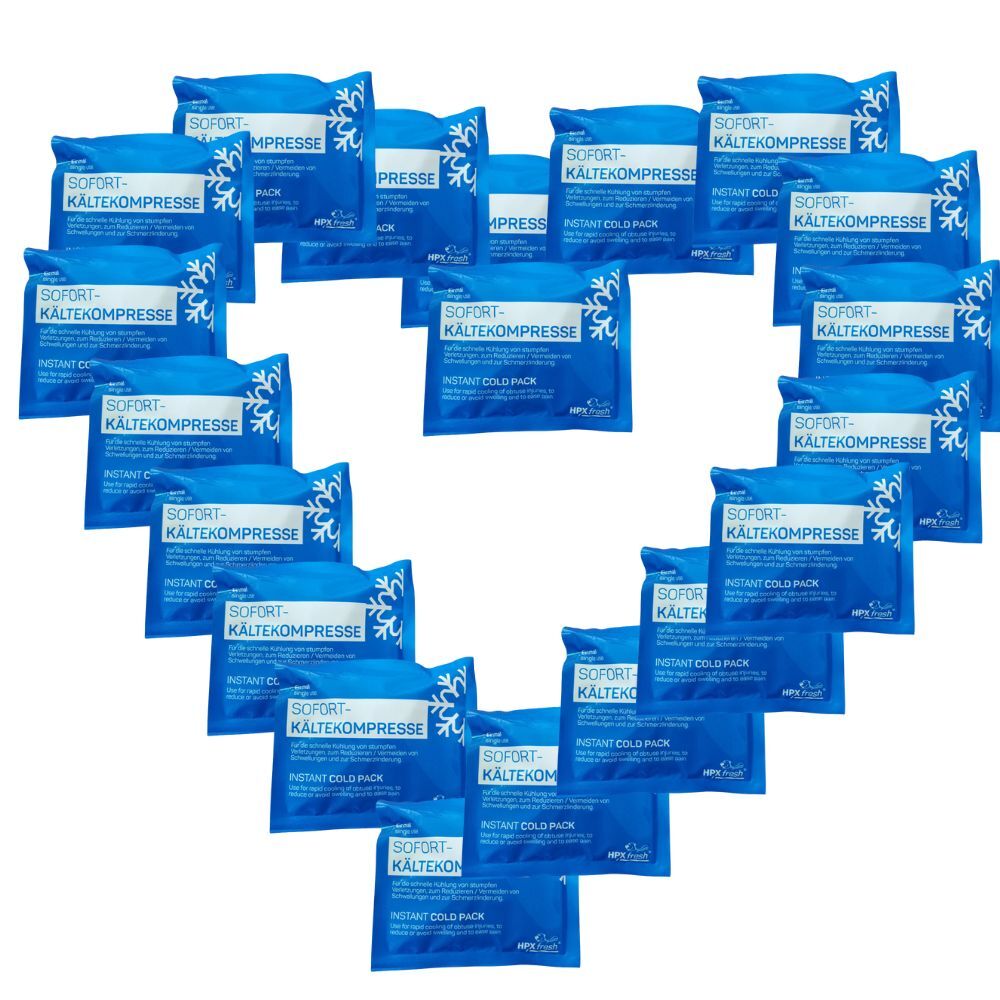 20 x HPXfresh Sofort-Kältekompresse Premium Kühlpack Kaltkompresse