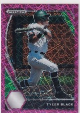 2021 PRIZMS PINK VELOCITY RC TYLER BLACK ROOKIE PRIZM DRAFT (JC)424
