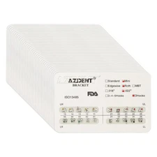 USA 50x AZDENT Dental Orthodontic Metal Brackets Braces Mini Roth.022 Hooks 3