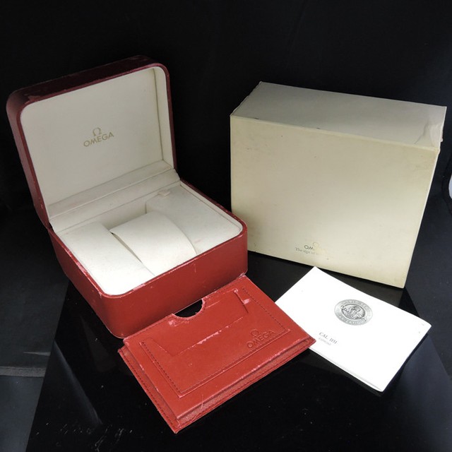 OMEGA WATCH BOX CASE BOOKLET 100AUTHENTIC FZ6170 YN1 eBay