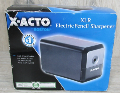#ad #ad X ACTO XLR Office Electric Pencil Sharpener 1800 Silver Black $37.94