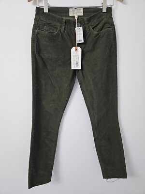 Aktuelle Elliott Jeans Damen W27 grün Skinny Cut Saum The Stiletto