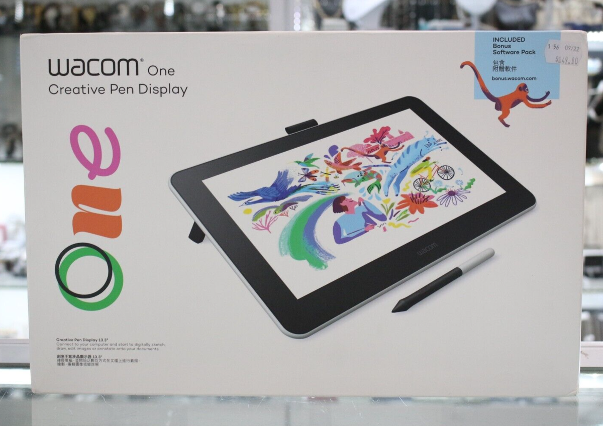 Wacom One Creative Pen Display White for sale online