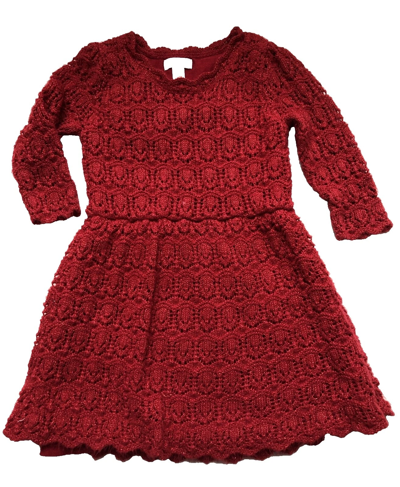 Vestidos talla 5 Navidad acrílico para Niñas
