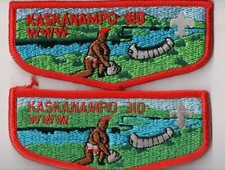Kaskanampo Lodge 310 S-7a and S-7b Variation Set, Tennessee Valley Cncl. Alabama