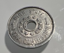 Vintage Utah emergency relief fund State Sales Tax Token Coin 1 Mill