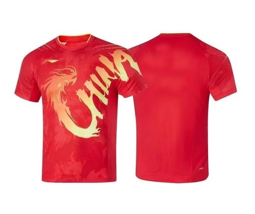 2024 New Li-Ning men's Tops Table tennis set T-shirts+shorts - Picture 4 of 8