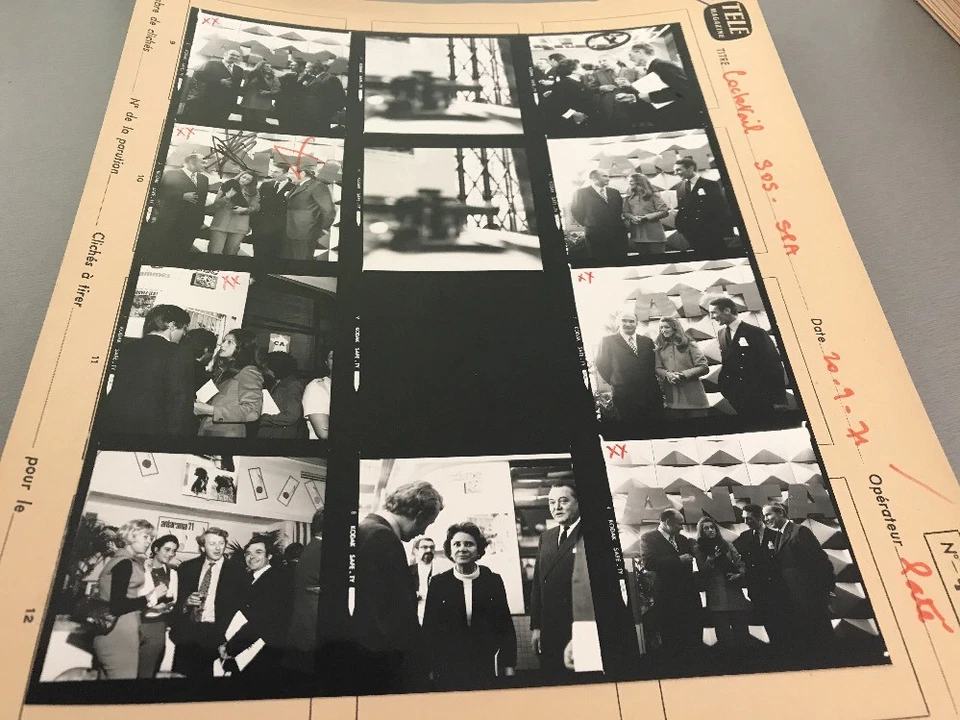 SHEILA : PLANCHE CONTACT ORIGINALE DE 1971 - Photo 1/1