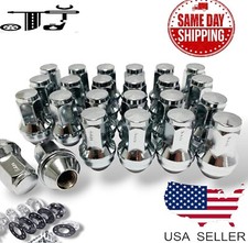 24 Chrome 14x1.5 Oem Factory Style Lug Nut 15-22 Ford F150 Expedition Navigator