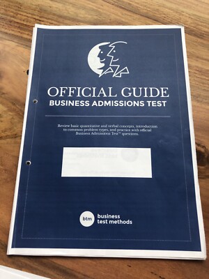 MBA, Business Test Methods for ESMT, Frankfurt School and more (similar to GMAT)