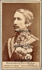 CDV GARNET WOLSELEY MILITARY ZULU WAR CRIMEAN BOER MAHDIST ANTIQUE MEDAL PHOTO