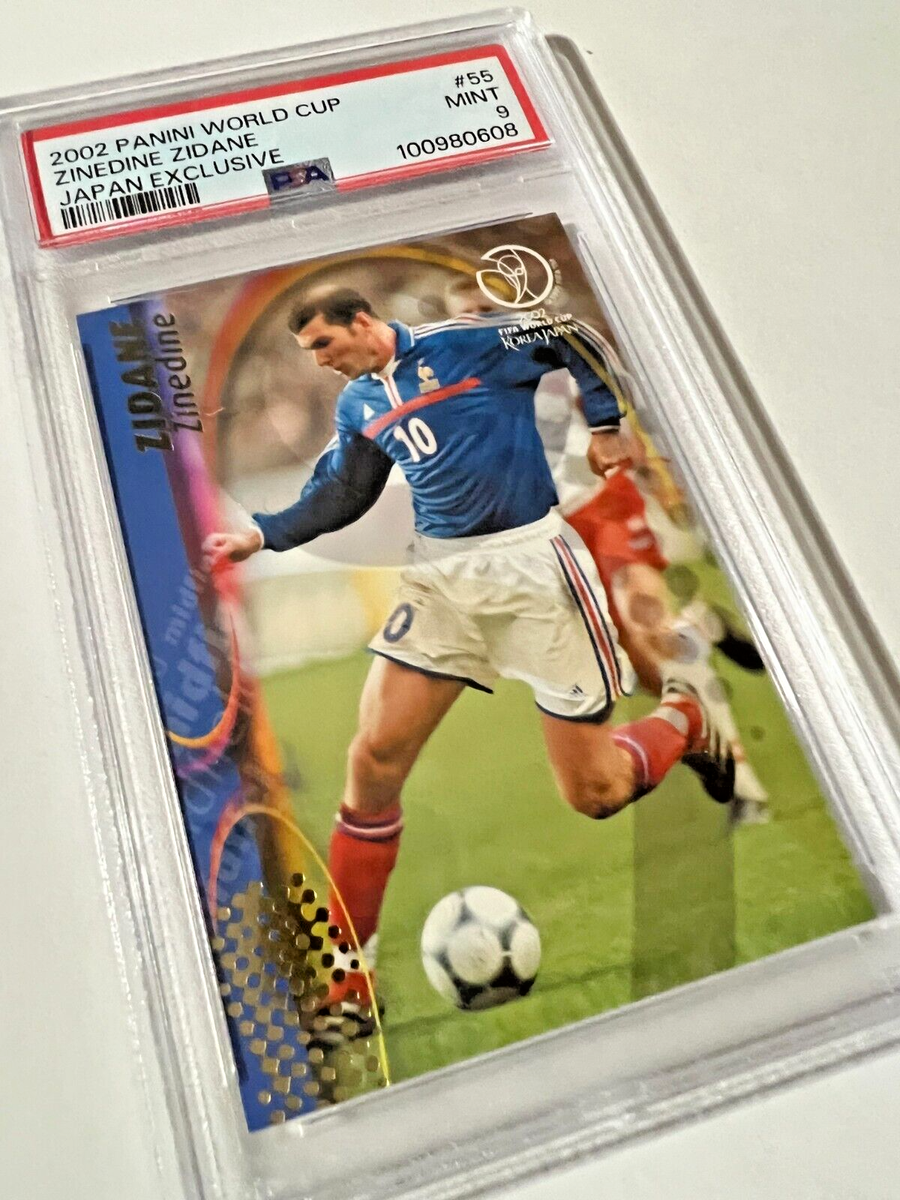 2002 PANINI WORLD CUP OPENING SERIES JAPAN EXCL USIVE #55 ZINEDINE