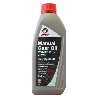 Comma MV MTF Plus 75w-90 75w90 Synthetic Manual Transmission Fluid - 1 Litre 1L