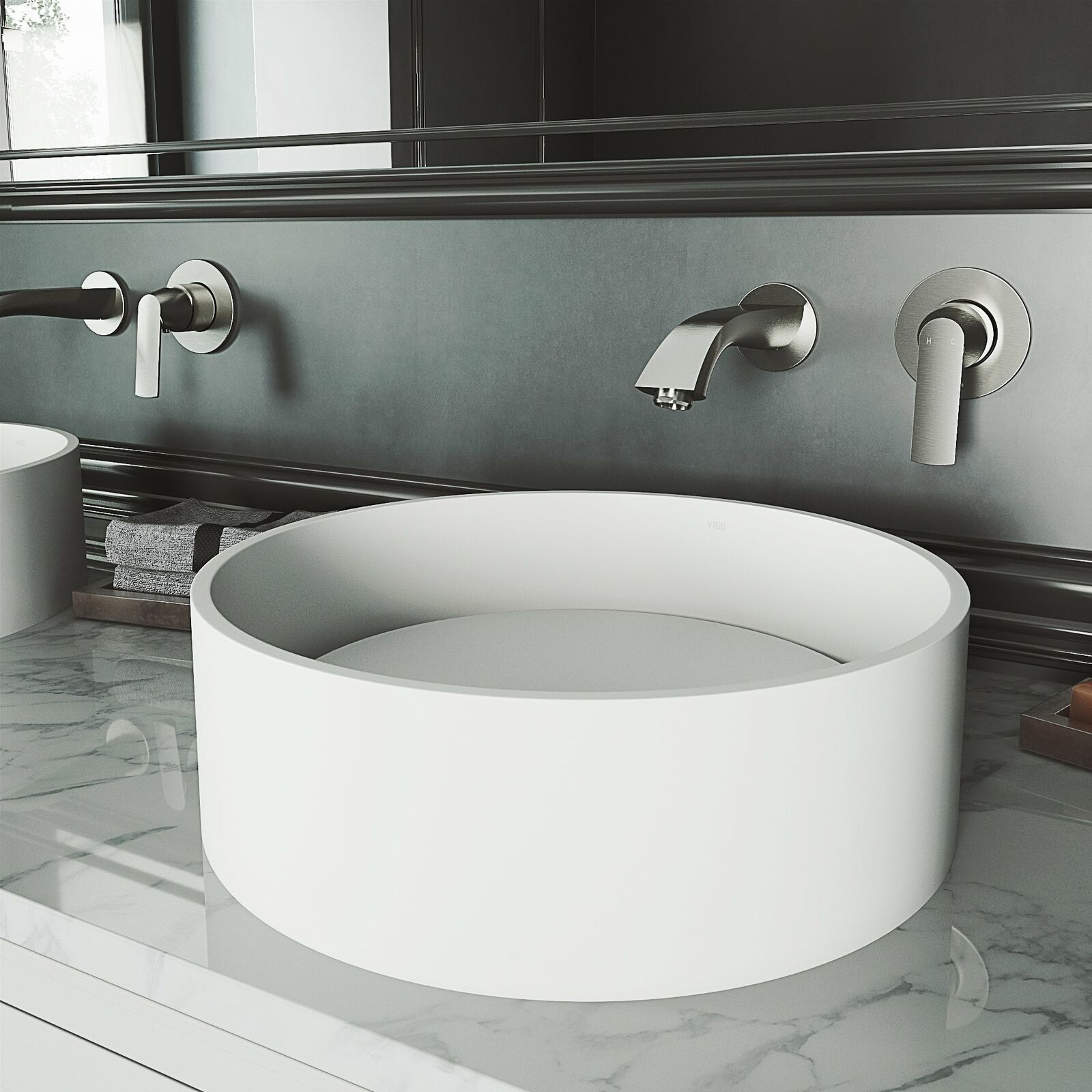 Vigo Vg04016 Anvil Matte Stonetm Vessel Bathroom Sink For Sale Online Ebay