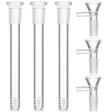 3Pack  4.5" (insert 3.3'') Downstem +14mm Male Round Bowl