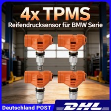 4x TPMS Reifendrucksensor für BMW OE 6856227 Plug & Play RDC 433MHz