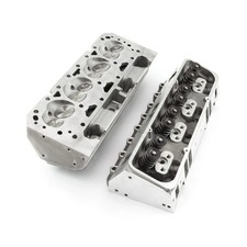 For Sbc Chevy 350 190cc 64cc 2.021.60 Angle 2pcs Aluminum Cylinder Heads