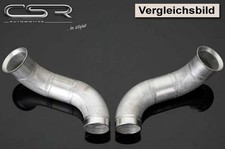 Umleitungsrohre für Endrohre Turbo Look Umbau für Porsche 911/997 ZB125