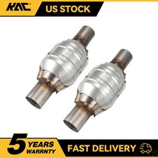 Universal Catalytic Converter Ceramic Epa Rust Protected 15.7x9.8x5.1in Set Of 2