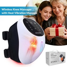 Portable Heated Knee Massager Cordless Vibrat...