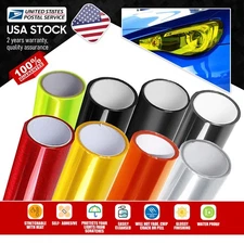 Multiple colors Fit For Headlight Taillamp Lens Vinyl Protection Film 23"-71"