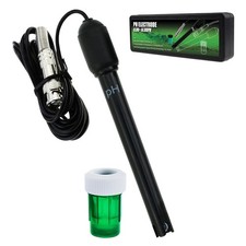0-14 pH Electrode Probe BNC Connector, 300cm Cable for PH Meter Monitor Controll