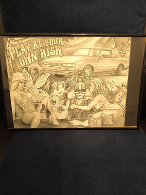 Chicano Prison Artwork One Of A Kind Highly Detailed Piece! Done In Pen/ Pencil