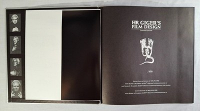 H.R. Giger's Film Design Limited Edition Hardcover Slipcase HC Ltd
