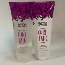 Not Your Mother's Curl Talk Frizz Control Sculpting Gel 6floz And Cream Rice