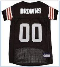 Pets First NFL Licensed Jersey for Dogs & Cats Cleveland Browns Size Large