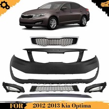 Front Bumper Cover Primed Plastic Grille Assembly For 2012-2013 Kia Optima