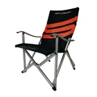 Arlows S Seat Cover for Aluminum Camping Folding Chair (Black)
