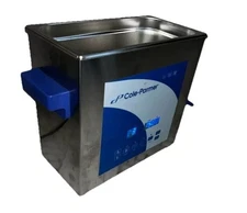 Cole-Parmer 6 Liter Ultrasonic Cleaner with Digital Timer and Heat, 120 VAC