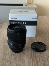 [Near mint] Sigma 35mm f/1.4 DG HSM Art Lens for Nikon F