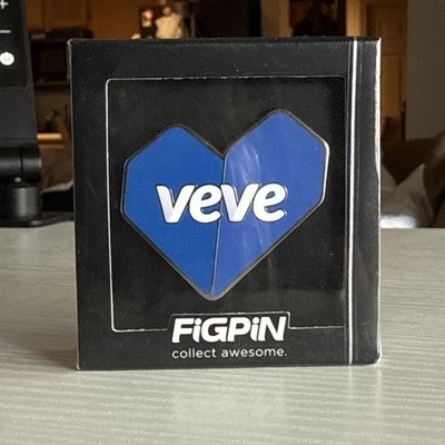 NYCC 2024 Figpin × Veve Blue Heart Logo Pin - SEALED