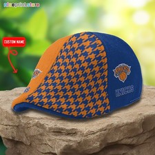 New York Team Knicks Ivy Cap 6pannel Hat NBA Golf Cap NBA Flat Cap Driver