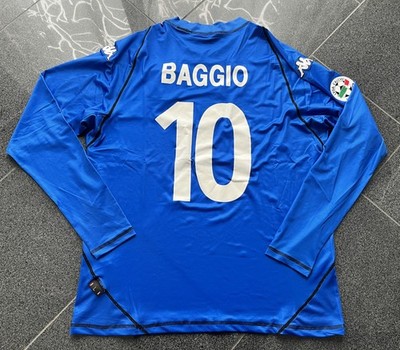 KAPPA Brescia Calcio Italien Serie A Herren Fußball Trikot BAGGIO Nr.10 Gr.L