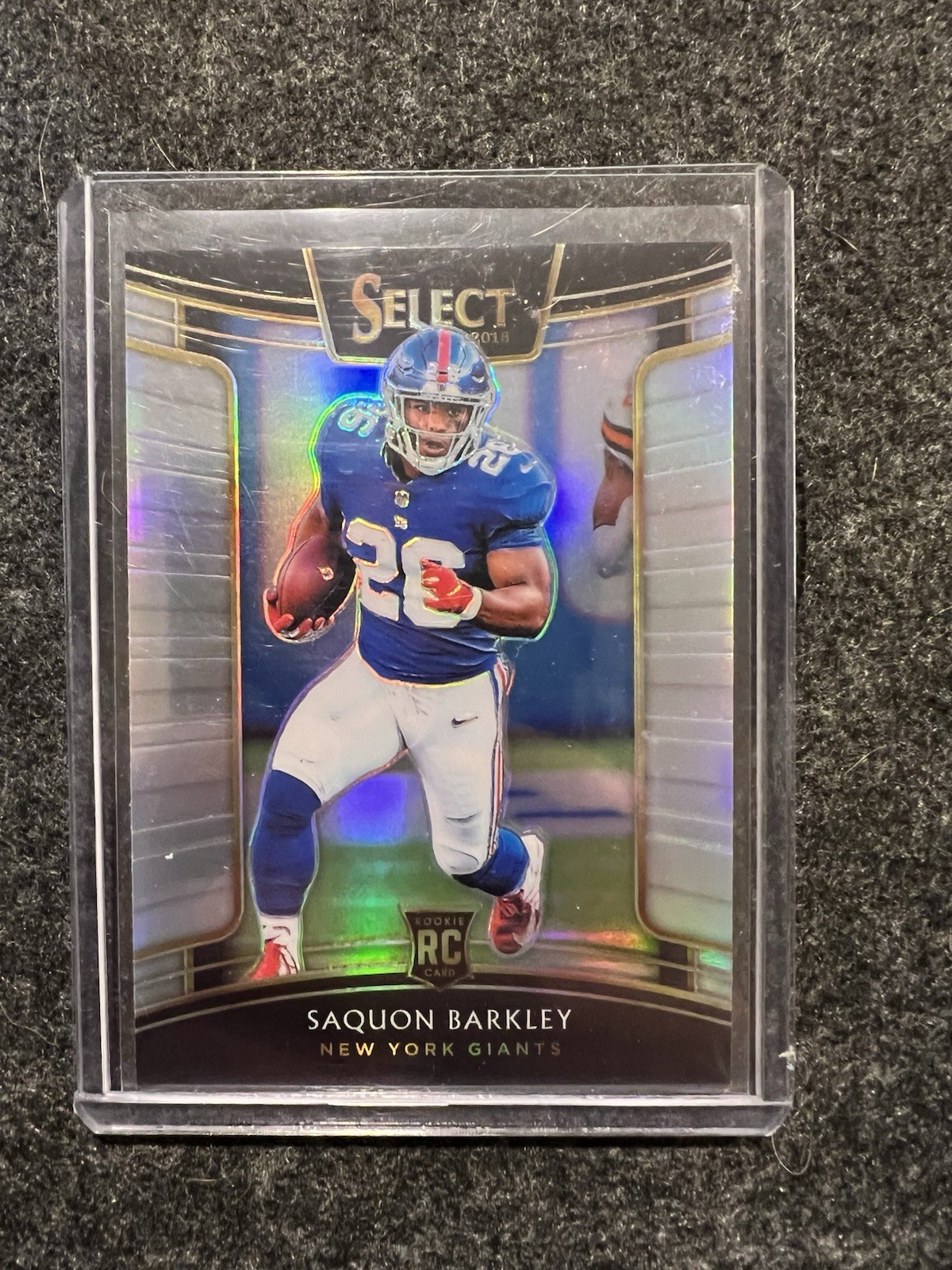 2018 Panini Select - Concourse Saquon Barkley #17 Silver Prizm (RC)