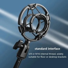 Condenser Microphone Shock Mount Holder 42-46mm Anti Vibration Studio Clip Condenser Microphone Shock Mount Holder 42-46mm Anti Vibration Studio Clip