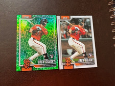 Drew Gilbert Giants RC (2 cards) 2026 Topps Series 1  #155 Green Holiday & Base
