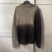 CO&Eddy Cream and Black Cowl Neck Sweater with cozy knit