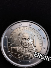 ITALY - 2 EURO 2024.  RITA LEVI MONTALCINI. MINTING ERROR!!!